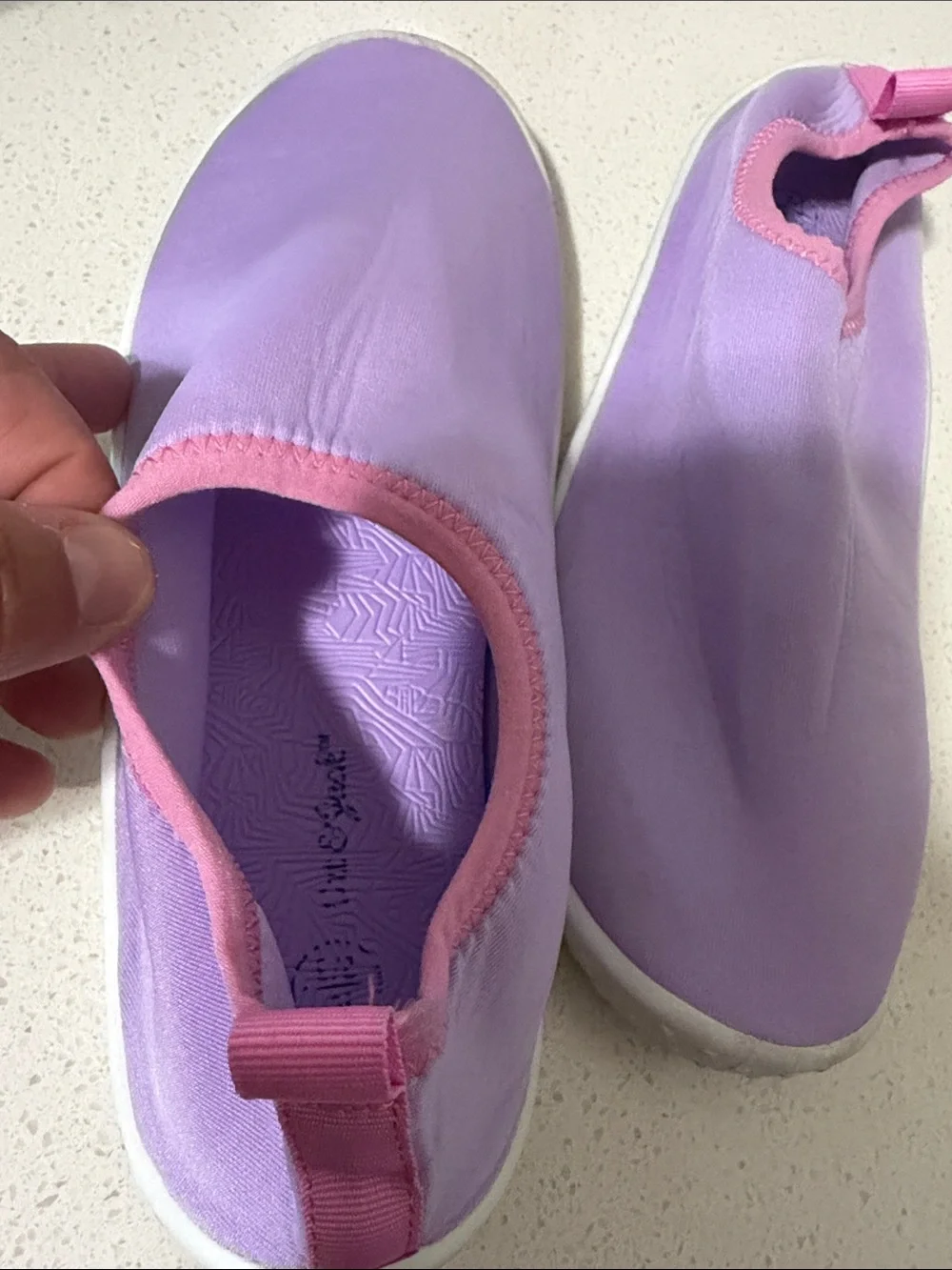 Kids Slip-On Water Shoes - Purple/Pink M 2/3